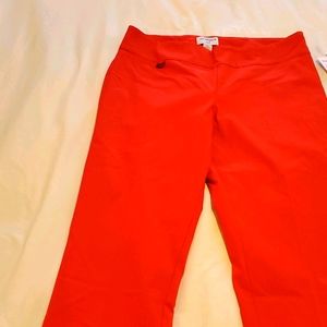 Peck & Peck red slacks